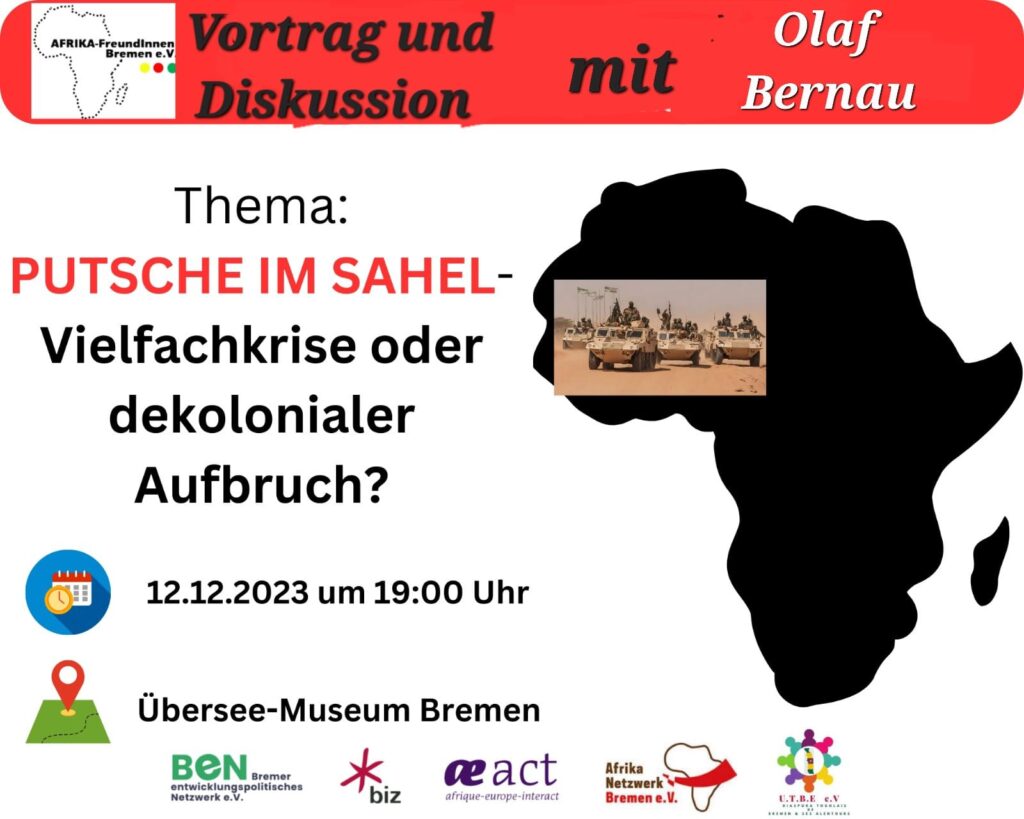 Afrika-FreundInnen Bremen Vortrag von Olaf Bernau